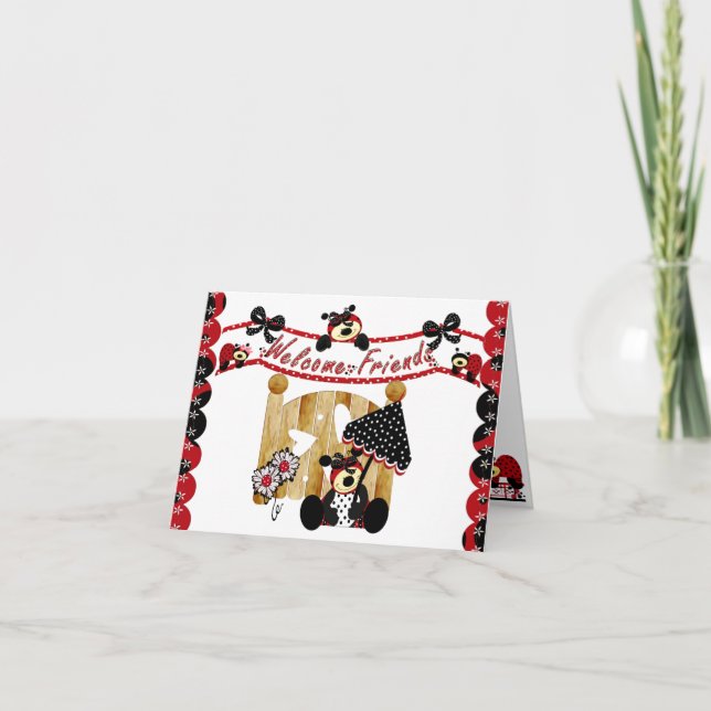 Convite Welcome Friends (Frente)