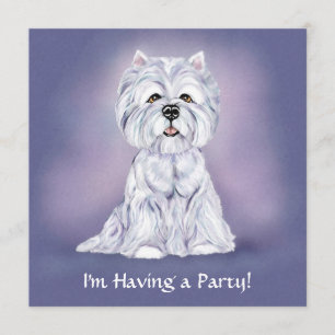 Convite Westie Sit