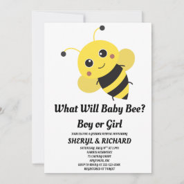 Convite What Will Baby Bee Gender Reveal