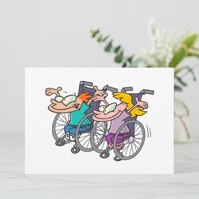 Convite Wheelchair Race Invitations (Criador carregado)