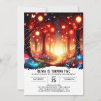 Whimsable Editable Woodland Digital Birthday