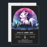 Convite Whimsic Kids Wolf Birthday<br><div class="desc">Crianças Whimsical Os convites de Lobo de Aniversário capturam a alegria e o espírito lúdico da infância. Apresentando um lobo vivo em um ambiente divertido e caprichoso, este convite digital é feito para despertar entusiasmo em pequenos. Facilmente personalizável on-line, você pode adicionar detalhes pessoais em apenas alguns cliques, criando um...</div>