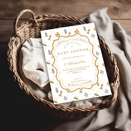 Convite Whimsical Celestial Safari Baby Shower