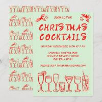 Whimsical Cocktail Bebe Feriado Personalizado