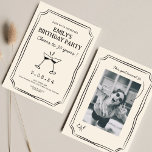 Convite Whimsical Draking Funky Quirky Birthday<br><div class="desc">Mão Desenhada Engraçada Cerveja 30. º Aniversário</div>