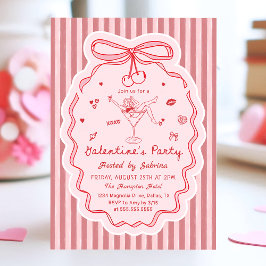 Convite Whimsical Hand Drawn Galentine's Day Invitation