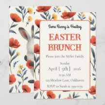 Whimsical Meadow Personalized Easter Brunch