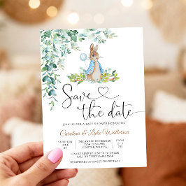 Convite Whimsical Rabbit Baby Shower Invitation