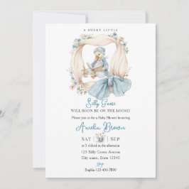 Convite Whimsical Silly Goose Baby Shower Invitation