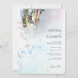 Convite Whimsland Wildflower Meadow Script