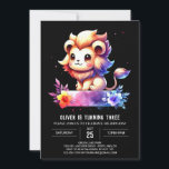 Convite Whimsy Kids Lion Birthday<br><div class="desc">O aniversário do Leão Whimsy Kids traz uma design divertida e alegre, perfeita para crianças que amam um pouco de diversão e imaginação. Este convite digital é personalizável online, permitindo que você adicione toques pessoais com facilidade. Apresentando um leão adorável com detalhes caprichosos, ele estabelece um tom alegre para um...</div>