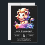 Convite Whimsy Kids Lion Birthday<br><div class="desc">O aniversário do Leão Whimsy Kids traz uma design divertida e alegre, perfeita para crianças que amam um pouco de diversão e imaginação. Este convite digital é personalizável online, permitindo que você adicione toques pessoais com facilidade. Apresentando um leão adorável com detalhes caprichosos, ele estabelece um tom alegre para um...</div>