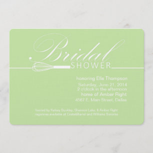 Convite Whisk seu chá de panela moderno ausente