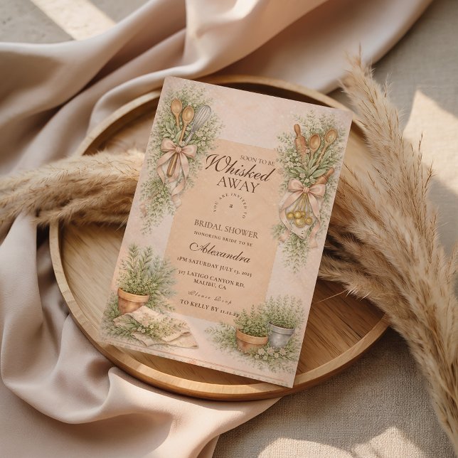 Convite Whisked Away Baking Bridal Shower (Criador carregado)