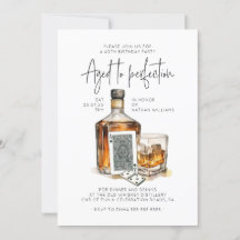 Whiskey Aniversário Convidar Jogos Masculinos Noit