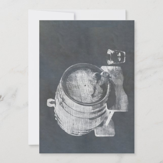 Convite Whisky Barrel (Frente)