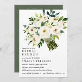 Convite White Bloom | Bridal Bridal Buquê Brunch