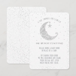 Convite White de Chá de fraldas da Moon Star