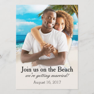 Convite White Sands Beach PERGUNTE-ME PARA FOTOCHOP SUA PI