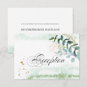 Convite Wild Meadow  Recepção de casamento Botânica Ver