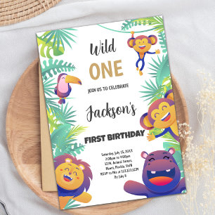 Convite Wild One Birthday