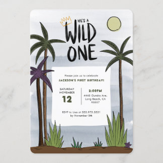 Convite Wild One Birthday
