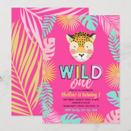 Convite Wild One Cheetah | Convite Cheetah