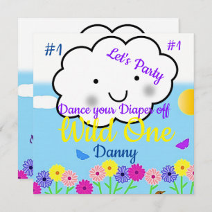 Convite Wild One First Birthday Card