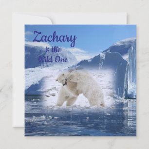 Convite Wild One First Birthday Card