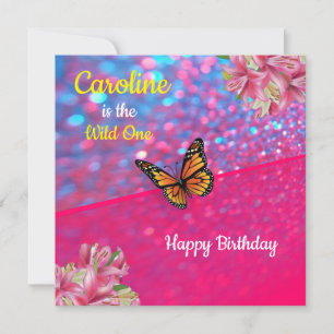 Convite Wild One First Birthday Card