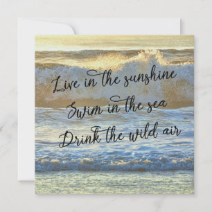 Convite WILD SEA 5,25 x 5,25