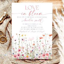 Wildflower Bridal Shower Invitation: Love In Bloom