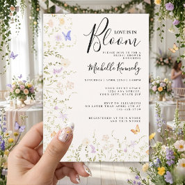 Convite Wildflower Love Is In Bloom Bridal Shower 