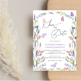 Convite Wildflower Save Date