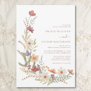 Convite Wildflower Wedding