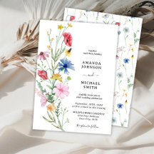 Wildflower Wedding Rustic Floral