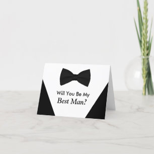 Convite Will You Be My Best Man Cards