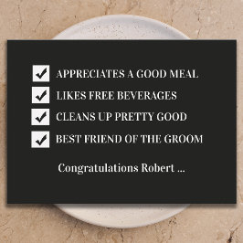 Convite Will You Be My Best Man Funny Digital Card