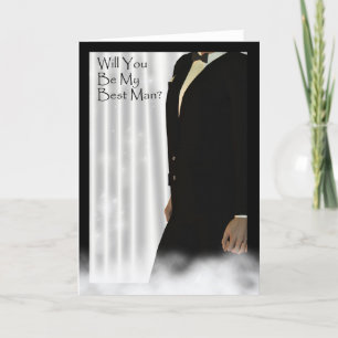 Convite Will you be my Best Man? wedding invitation card