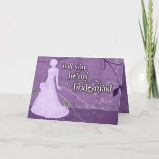 Convite Will you be my bridesmaid