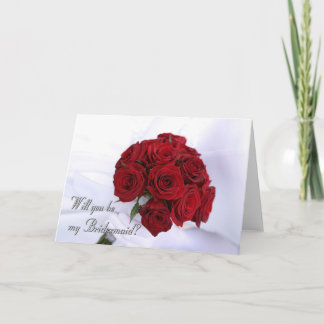 Convite Will you be my bridesmaid?