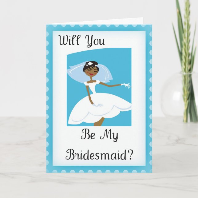 Convite Will You Be My Bridesmaid Bridal Accessory (Frente)