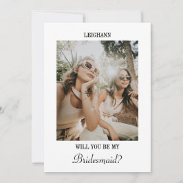 Convite Will You Be My Bridesmaid Bridesmaid Proposal Card