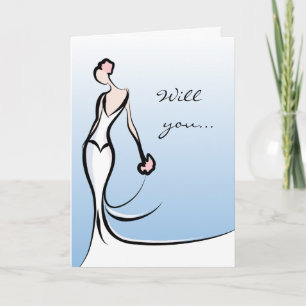 Convite Will You Be My Bridesmaid Card