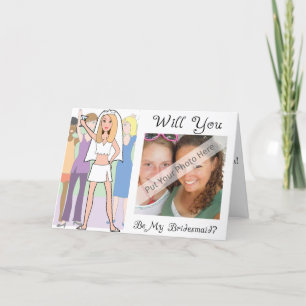 Convite Will You Be My Bridesmaid Card-Personalized