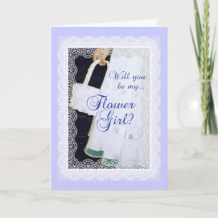 Convite Will you be my Flower Girl?