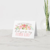 Will You Be My Flower Girl | Bridesmaid