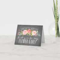 Will You Be My Flower Girl | Bridesmaid