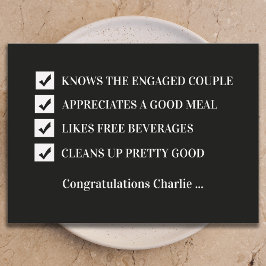 Convite Will You Be My Groomsman Funny Digital Card