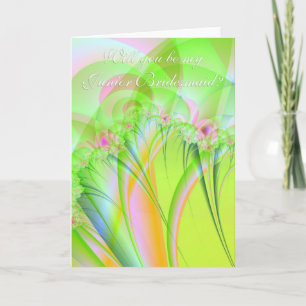 Convite Will You Be My Junior Bridesmaid? Card